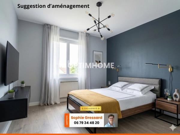 Maison 3 chambres, pièce annexe, vue dégagée, sans vis-à-vis à Saint-Didier-en-Velay