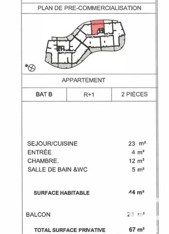 Appartement à vendre 2 pièces 45 m² Nice
