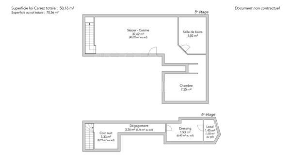 Appartement Paris 7e - MUSÉE D'ORSAY / RUE DE BELLECHASSE