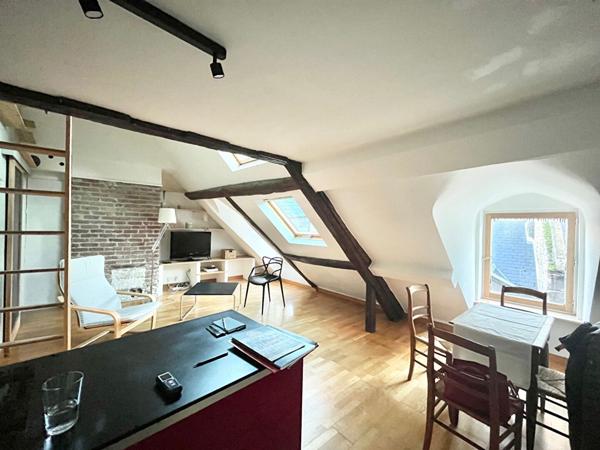 Appartement Caen 1 pièce(s) 24.44 m2 carrez - quartier St Sauveur - dernier étage - vendu libre