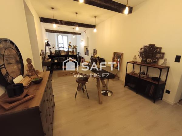 APPARTEMENT RENOVE + LOCAL COMMERCIAL