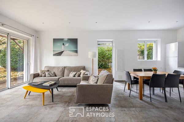 Maison ancienne avec jardin entièrement rénovée