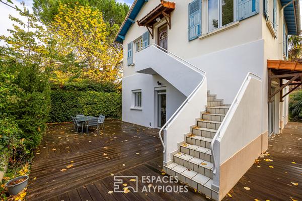 Maison ancienne avec jardin entièrement rénovée