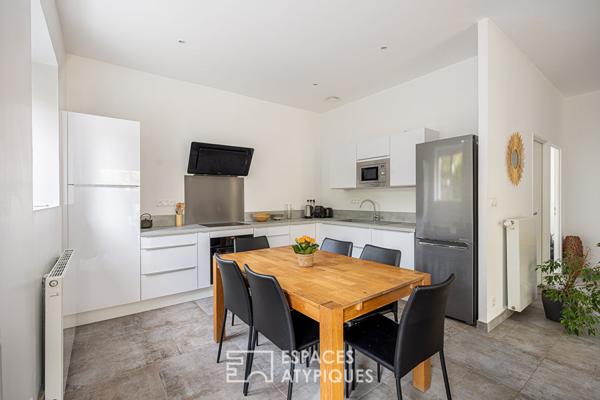 Maison ancienne avec jardin entièrement rénovée