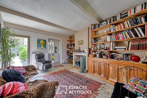 Chaleureuse maison de village avec jardin et T2 indépendant