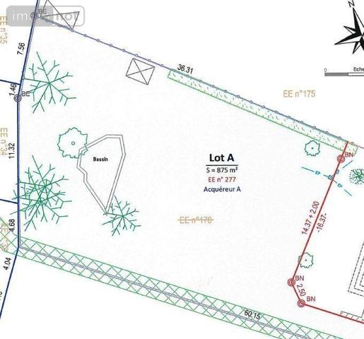 Terrain à Batir à vendre à Vannes dans le Morbihan (56000), ref : 56084-277   
Beaupré