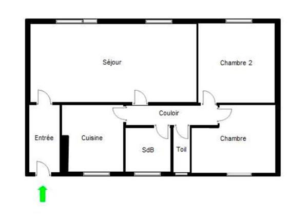 Levallois - À LOUER - Appartement de 3 pièces de 70 m²