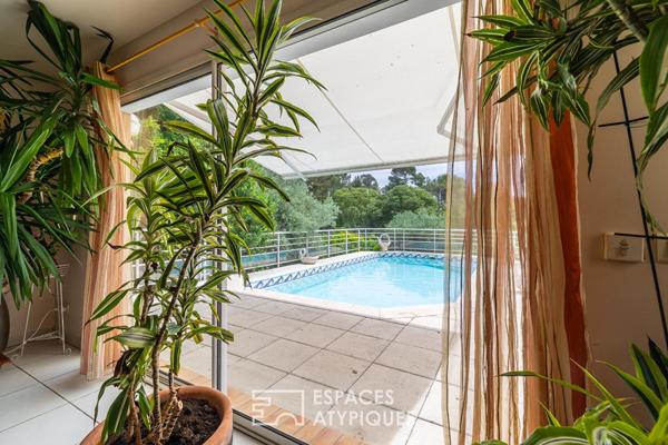 Maison d’architecte avec piscine au coeur d’Aiguelongue