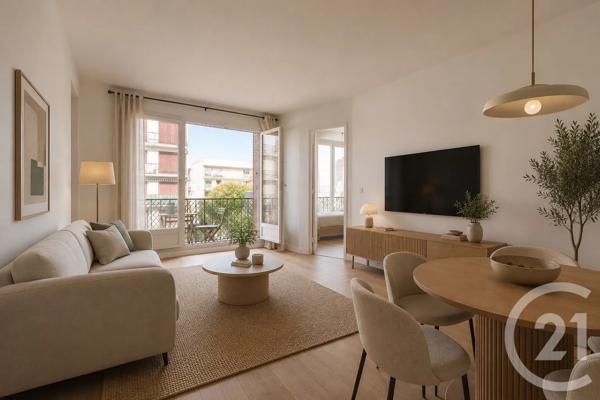 Appartement F2 à vendre  2 pièces - 44,49 m 2   ST MAUR DES FOSSES  - 94
