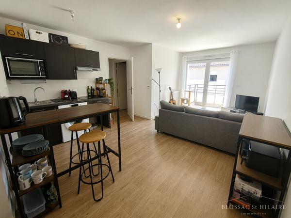 Appartement 3 pièces de 49,18m² avec parking et balcon