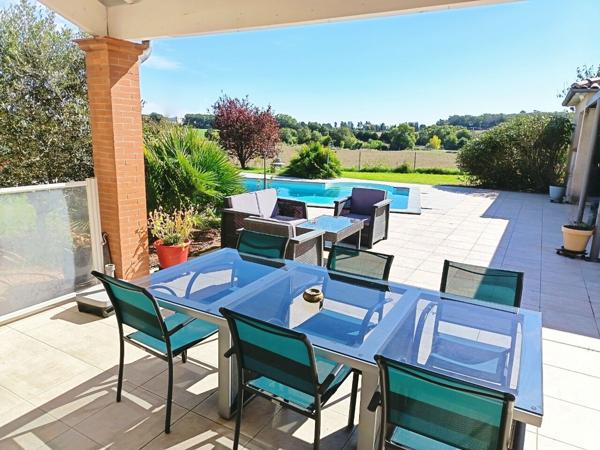 Maison Aussonne 8 pièce(s) avec piscine sur 1236 m² de terrain, hors couloir aérien