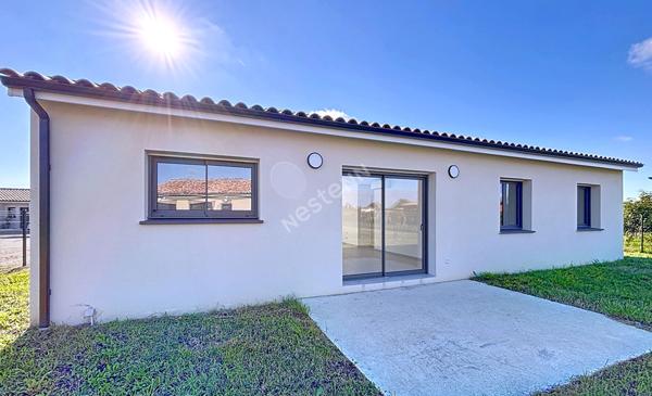 Maison neuve 3 chambres plain-pied dans un lotissement calme de Bressols