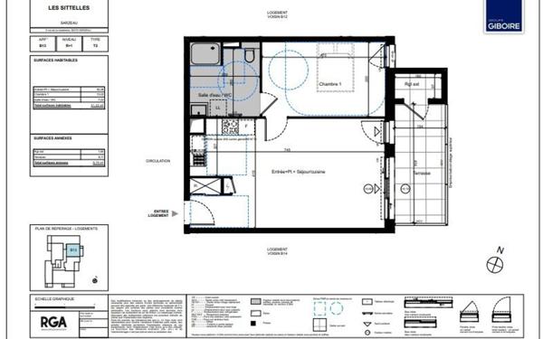 Appartement à vendre    2 pièces • 48,83 m2 Sarzeau