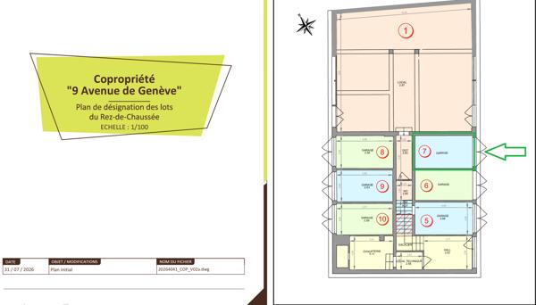 GARAGE À VENDRE – SAINT-JULIEN-EN-GENEVOIS – AVENUE DE GENÈVE – 11 M²