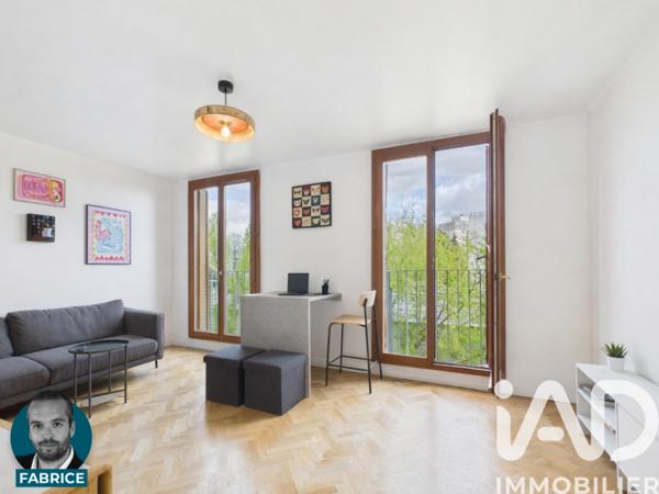 Appartement à vendre 2 pièces 38,8 m² Paris 20