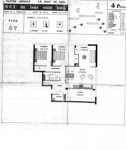 Appartement 4 pièces - 44700 Orvault