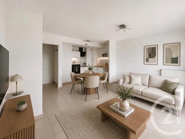 Appartement F3 à vendre  3 pièces - 57,31 m 2   SAVIGNY LE TEMPLE  - 77
