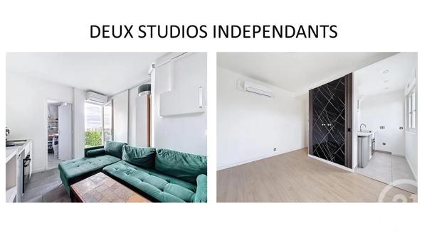 Appartement à vendre  3 pièces - 43,80 m 2   PUTEAUX  - 92