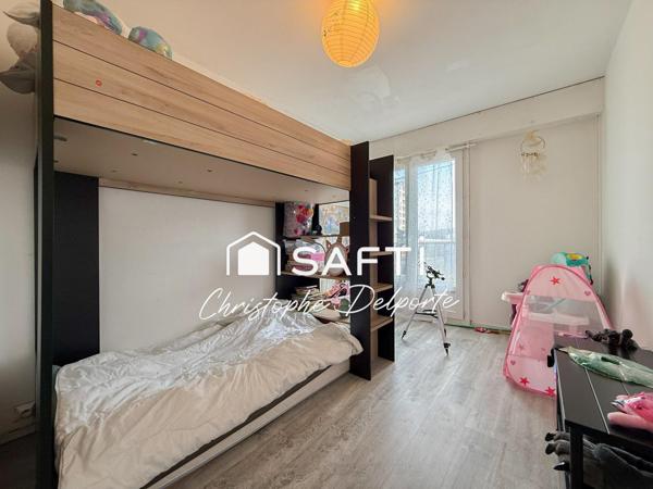 T3 lumineux avec balcon, cave et parking Graville