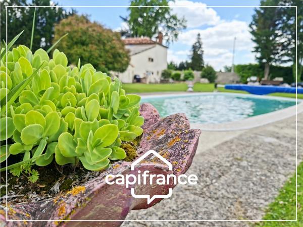 Maison en pierre 200m² avec piscine et grand jardin, 3 chambres à Malause