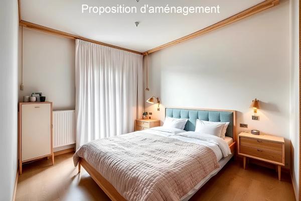 Appartement avec grand balcon et ravalement payé
