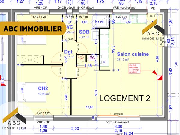 Camaret-sur-Aigues (84850) VILLA 70 m2 - 2 chambres - Camaret-sur-Aigues