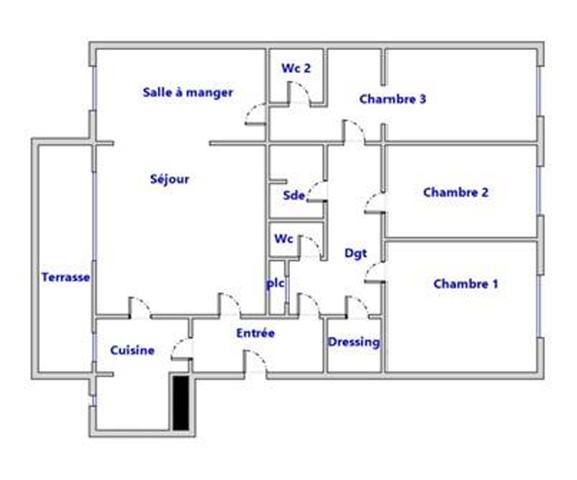Appartement à vendre 5 pièces 105 m² Clichy