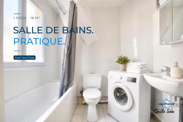 Idéal investisseur, pied-à-terre, primo‑accédant ou logement étudiant - Studio 17,88 m² – Paris 17ᵉ, quartier Ternes / Maillot –