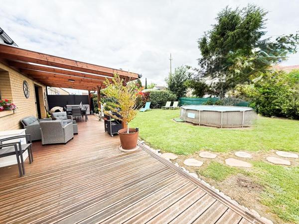 Maison individuelle,128M² au sol , 3 chambres, garage, jardin