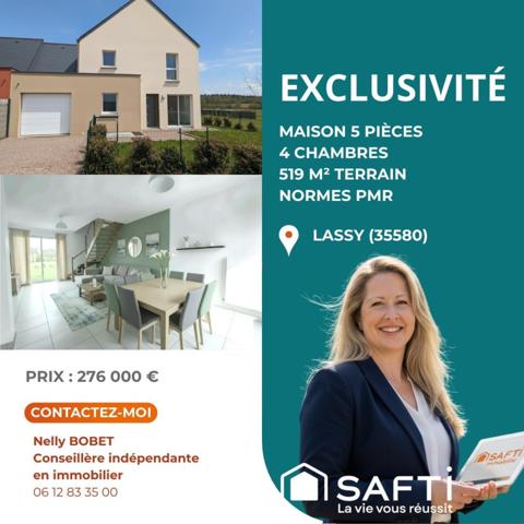 Maison récente (2023) à Lassy : Confort - Modernité - Accessibilité PMR