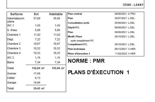 Maison récente (2023) à Lassy : Confort - Modernité - Accessibilité PMR