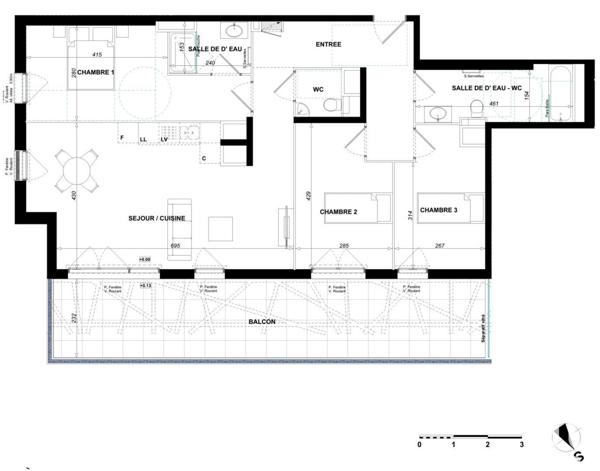 Appartement à vendre 4 pièces 92 m² Antibes