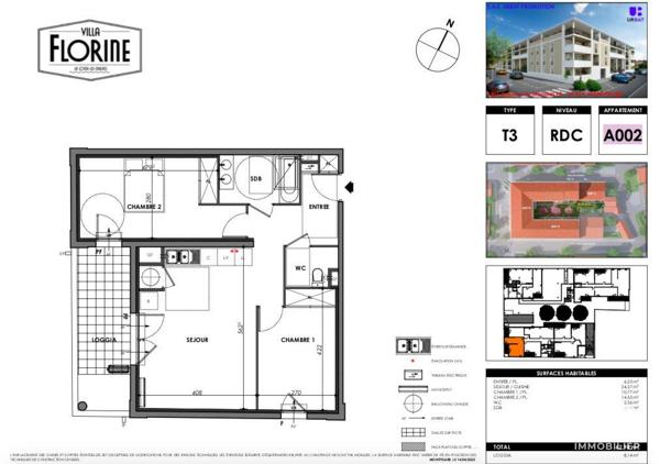 Appartement à vendre 3 pièces 62 m² La Londe-les-Maures