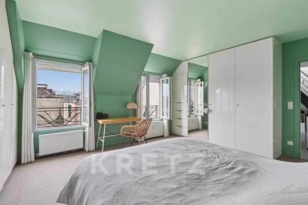 Duplex avec toit terrasse au dernier étage