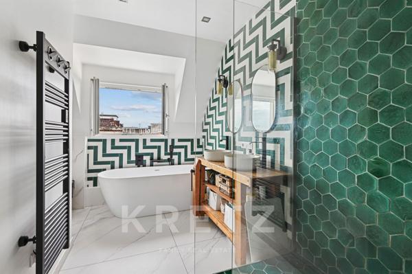 Duplex avec toit terrasse au dernier étage