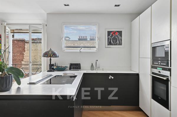 Duplex avec toit terrasse au dernier étage