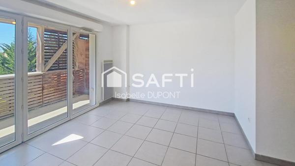 T2 balcon, parking, résidence sécurisée, ascenseur