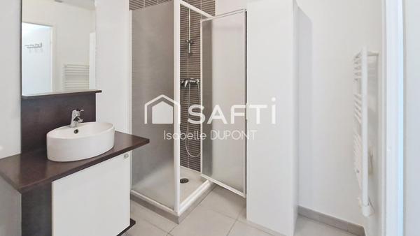 T2 balcon, parking, résidence sécurisée, ascenseur