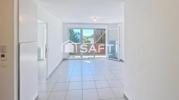 T2 balcon, parking, résidence sécurisée, ascenseur