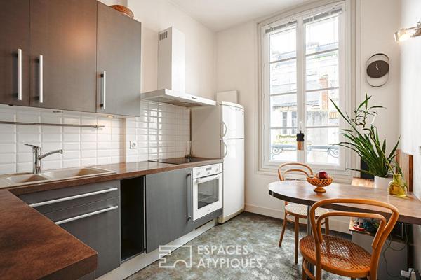 Luminosité et vastes volumes pour cet appartement de charme