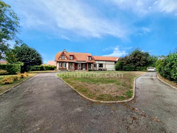 02100 NEUVILLE SAINT-AMAND - Maison de caractère au charme de l’ancien 332m2 - 4 chambres - Vie de plain-pied - Salle de réception 70 m² - Mezzanine - Grand garage
