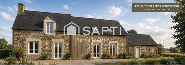 Bâtisse en pierre à rénover – Courtils
