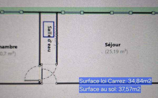 Appartement à vendre    2 pièces • 37 m2 Paris 14