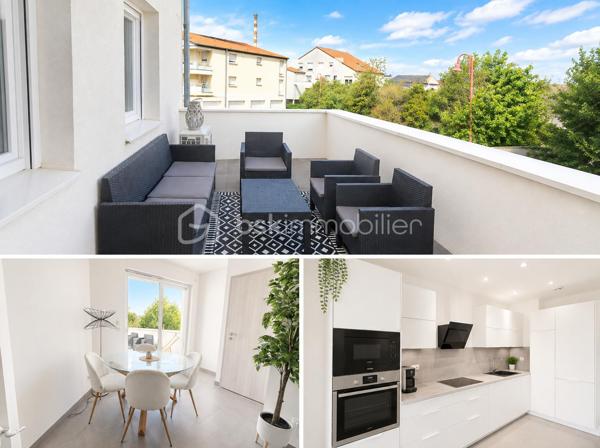 Appartement 3 pièces de 64 m² avec terrasse et garage – Résidence récente de 2021

À Serémange-Erzange, dans un environnement calme et résidentiel, découvrez ce superbe appartement de 64 m², situé en rez-de-chaussée d'une résidence récente construite en 2021. Son emplacement privilégié permet de profiter des commerces, des établissements scolaires et des transports à proximité, tout en bénéficiant d'un accès rapide aux autoroutes A30 (2 minutes) et A31 (10 minutes).

Dès l'entrée, vous serez séduit par une belle pièce de vie d'environ 36 m², baignée de lumière, offrant un espace convivial avec salon, salle à manger et cuisine ouverte. Moderne et entièrement équipée, cette dernière s'intègre parfaitement à l'ensemble pour un cadre de vie à la fois fonctionnel et chaleureux.

L'espace nuit comprend deux chambres confortables, d'environ 15 m² et 12 m², idéales pour un couple, une petite famille ou un projet d'investissement. Une salle de bains avec WC complète l'agencement.

À l'extérieur, une agréable terrasse privative de 15 m², exposée Nord-Est, vous permettra de profiter des beaux jours dans un cadre intimiste.

Côté prestations, cet appartement offre un excellent niveau de confort grâce à une climatisation réversible, des menuiseries en double vitrage, un interphone, une pompe à chaleur avec chauffe-eau thermodynamique ainsi qu'une excellente performance énergétique avec un DPE classé A.

Un box en sous-sol de 16 m² vient compléter ce bien, offrant un véritable confort au quotidien.

Les + du bien : 
Résidence récente de 2021.
Appartement de plain-pied, en excellent état.
Aucun travaux à prévoir.
Belle pièce de vie de 36 m².
Cuisine aménagée et entièrement équipée.
Terrasse privative de 15 m².
Box en sous-sol.
Climatisation.
Pompe à chaleur et chauffe-eau thermodynamique.
Double vitrage.
Interphone.
DPE A : logement très performant.
Syndic bénévole.
Faibles charges de copropriété.
Copropriété de 8 lots.
Aucune procédure en cours et aucun travaux voté ou prévu.

Un appartement moderne, économe en énergie et prêt à accueillir ses nouveaux propriétaires. Une opportunité idéale pour ceux qui recherchent un bien récent, sans travaux, dans un secteur pratique et recherché.