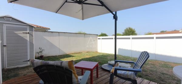 Maison T3 vendue louée – Royan – Jardin, terrasse et 2 stationnements
