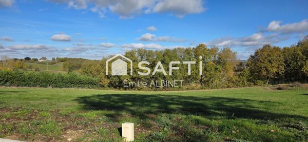 Terrain constructible de 1345 m²