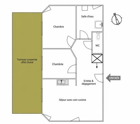 Bel appartement T3 et sa piscine sur le port de Porto-Vecchio