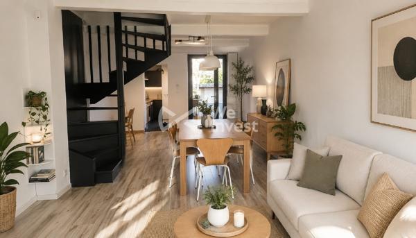 Maison très cosy avec terrasse, un havre de paix proche des commodités, commerces, transports. ( St Loup,Pont Vivaux )
