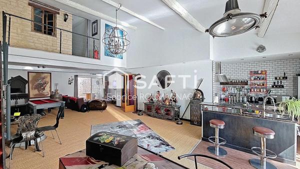 Maison vigneronne de 176 m² avec un très grand garage de 110 m² et un extérieur