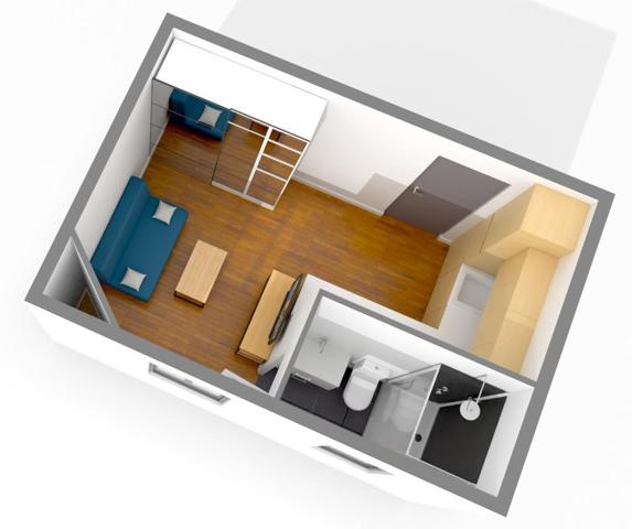 Studio 17m² // Villa Stendhal - 75020 // Métro GAMBETTA